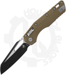 Microtech MSI 210T-1PMOD - Single Edge, Tri-Grip, OD Green, Polymer