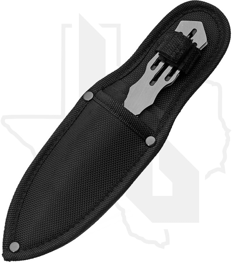 SZCO 3 Pc Throwing Knife Set 211535 - Stainless Steel, Black/Satin