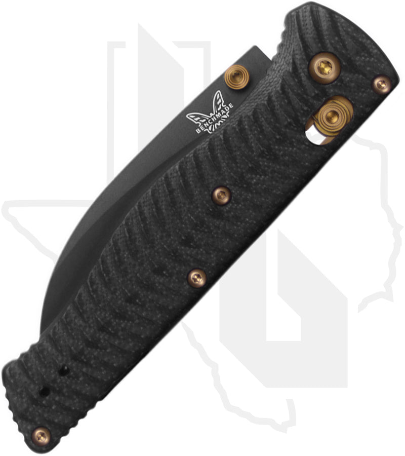 Benchmade Limited Edition Kitsari 213BK-2601 - Black G-10, Black Cerakote