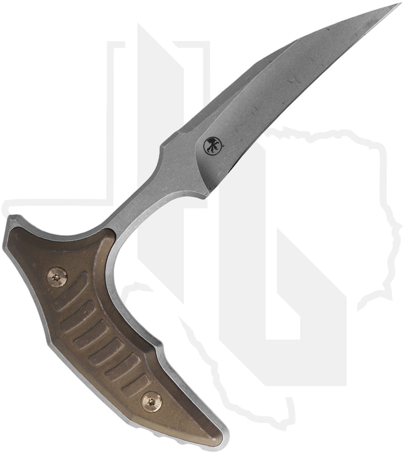 Microtech Marfione Select Bee 218-10APMS2 - Single Edge, Apocalyptic, Antique Bronze Titanium