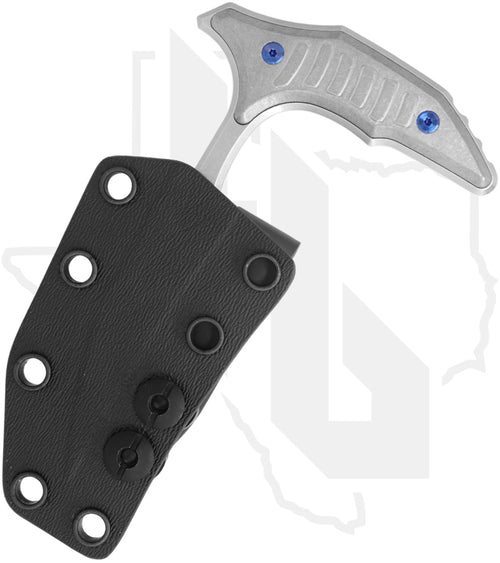 Microtech Marfione Select Bee 218-10MS3 - Single Edge, Stonewashed, Stonewashed Titanium