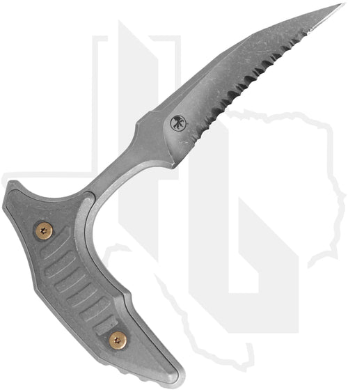 Microtech Marfione Select Bee 218-102APMS1 - Single Edge, Apocalyptic, Apocalyptic Titanium