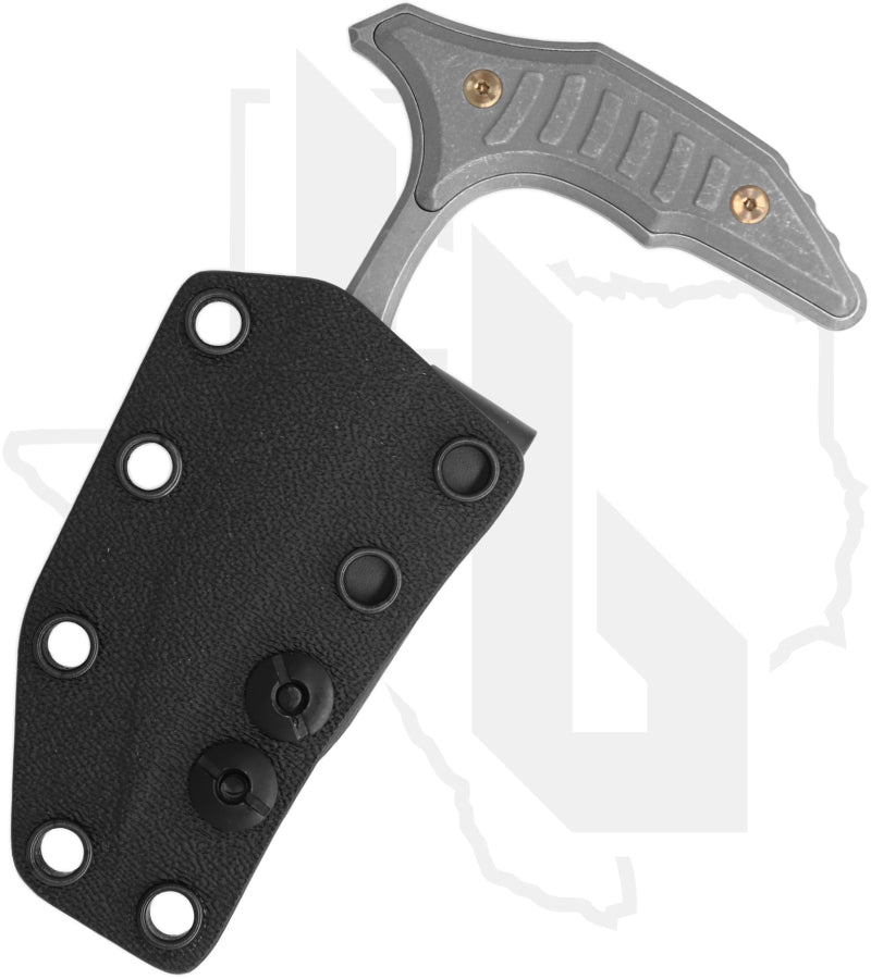 Microtech Marfione Select Bee 218-102APMS1 - Single Edge, Apocalyptic, Apocalyptic Titanium