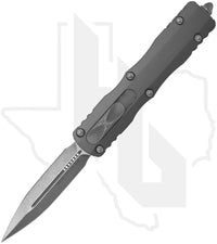 Microtech Dirac Delta 227-10APNC - Double Edge, Apocalyptic, Natural Clear