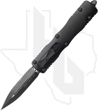 Microtech Dirac Delta 227-1T - Double Edge, Black, Black Aluminum