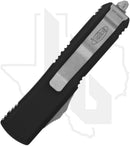 Microtech UTX-85 231-10AP - Single Edge, Apocalyptic, Black Aluminum