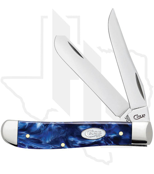 W.R. Case Mini Trapper 23432 - Blue Pearl Kirinite, Smooth (10207 SS)
