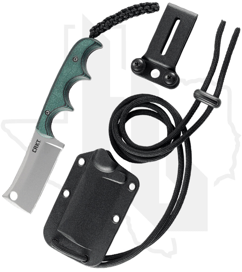 CRKT Minimalist Cleaver 2383 - Green, Black