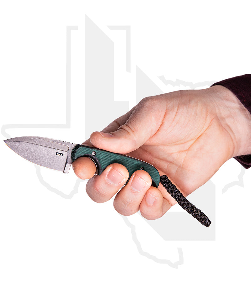 CRKT Minimalist Spear Point 2396 - Green, Black