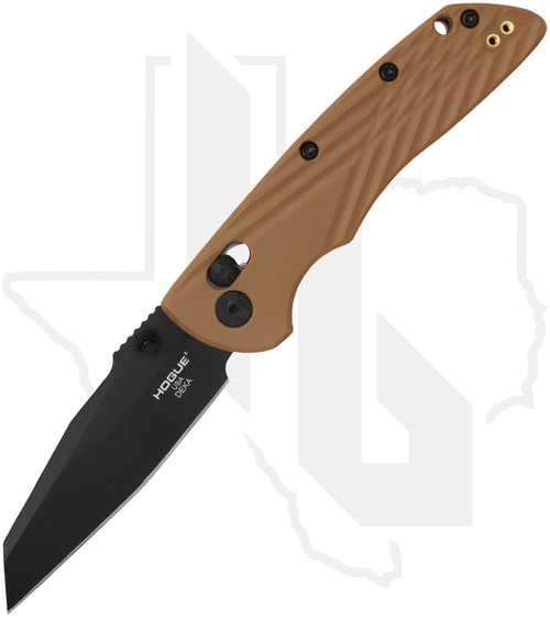 Hogue Knives Deka 24367 - FDE Polymer, Black Cerakote