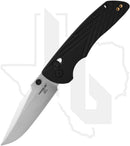 Hogue Knives Deka 24379 - Black Polymer, Stonewashed
