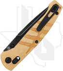 Hogue Knives Mysto 24419 - Maple Valley Richlite, Black Stonewashed