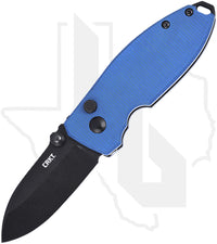 CRKT Squid Button Lock 2474BD - Blue Micarta