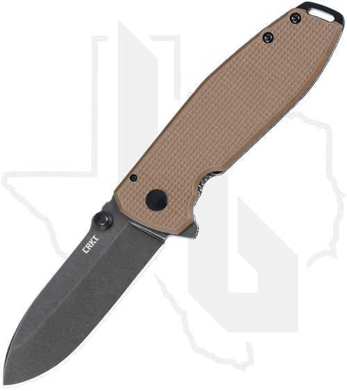 CRKT Squid XM 2495B - Earth Brown G-10, Assisted