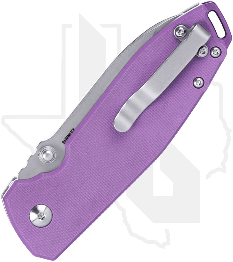 CRKT Squid XM Button Lock 2495P - Violet G-10