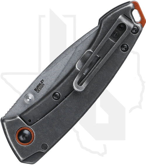 CRKT Tuna Compact 2522 - Black Stonewashed Stainless Steel, Black G-10