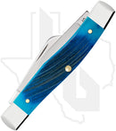 W.R. Case Medium Stockman 25579 - Caribbean Blue Bone, Sawcut Jig (63032 SS)