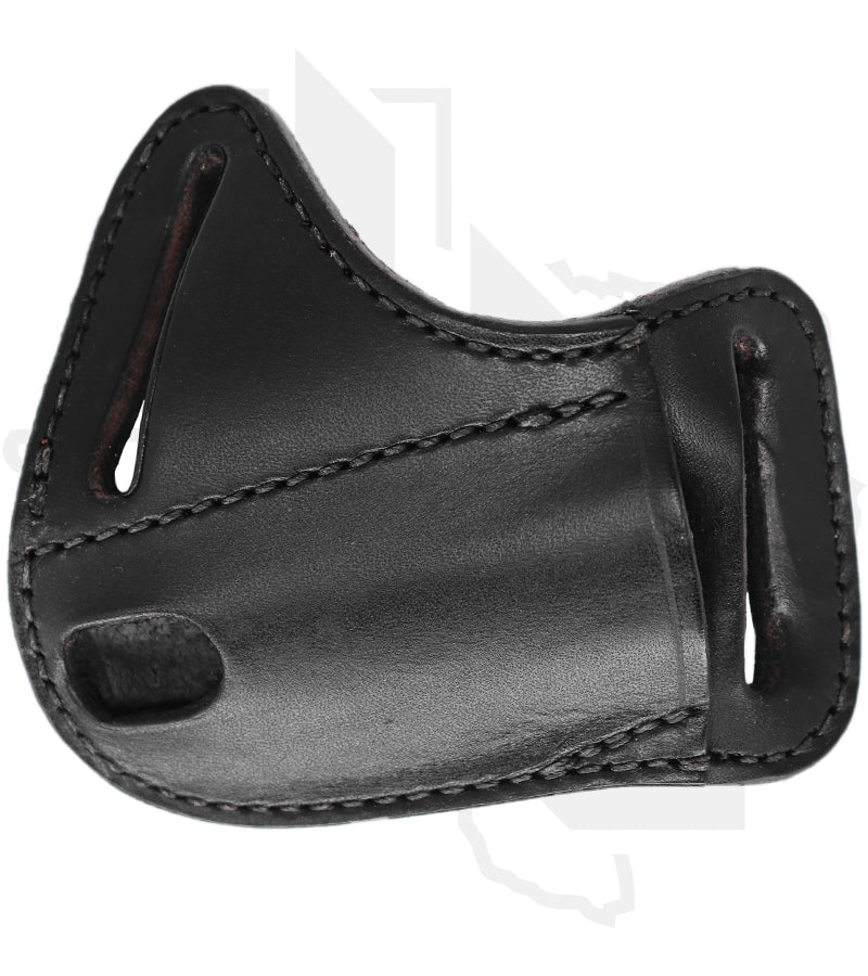 A & M Leather #26 Trapper Sheath 26-BK-PL - Black, Crossdraw