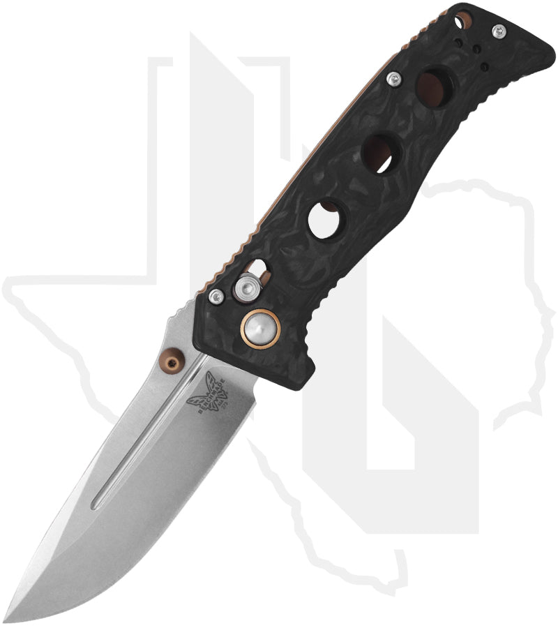 Benchmade Black Class Mini Adamas 273-03 - Marbled Carbon Fiber