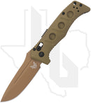 Benchmade Black Class Mini Auto Adamas 2730FE-2 - Flat Dark Earth, OD Green