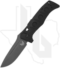 Benchmade Black Class Mini Auto Adamas 2730GY-1 - Black G-10, Tungsten Gray Cerakote