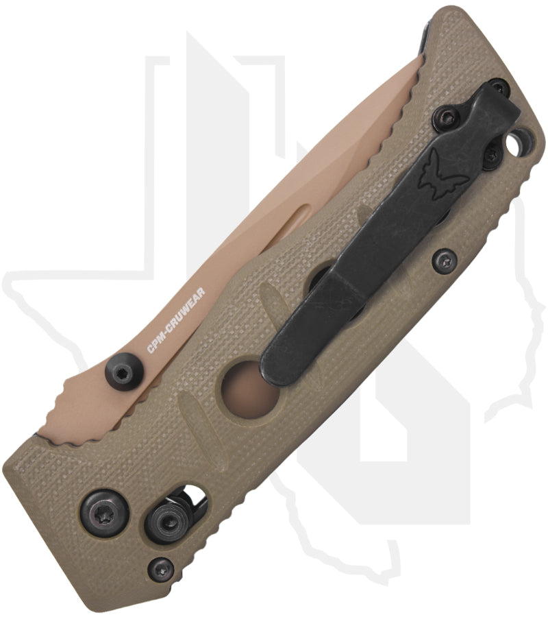 Benchmade Black Class Mini Adamas 273FE-2 - OD Green, Flat Earth, G-10