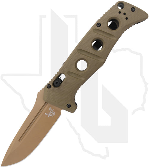 Benchmade Black Class Auto Adamas 2750FE-2 - OD Green, Flat Earth, G-10
