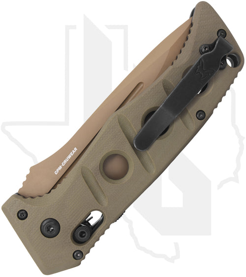 Benchmade Black Class Auto Adamas 2750FE-2 - OD Green, Flat Earth, G-10