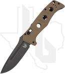 Benchmade Black Class Auto Adamas 2750GY-3 - Desert Tan, G-10