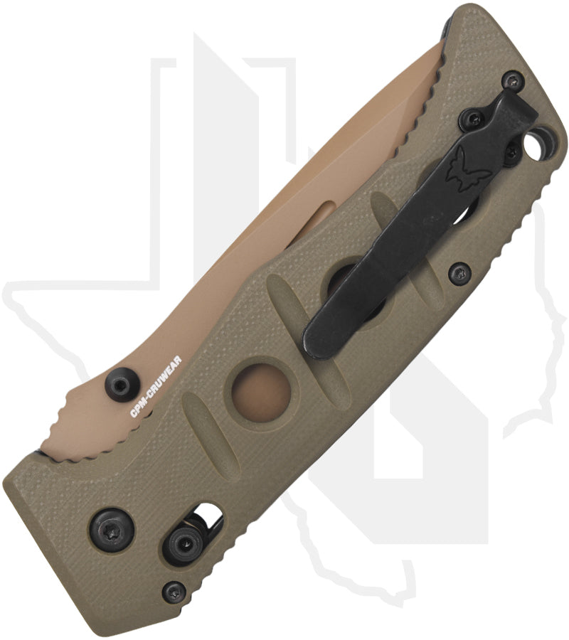 Benchmade Black Class Adamas 275FE-2 - OD Green, Flat Earth, G-10