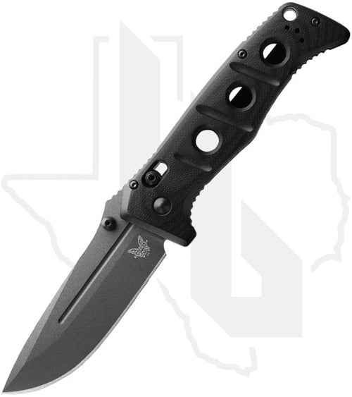 Benchmade Adamas 275GY-03 - Black G-10, Tungsten Gray Cerakote