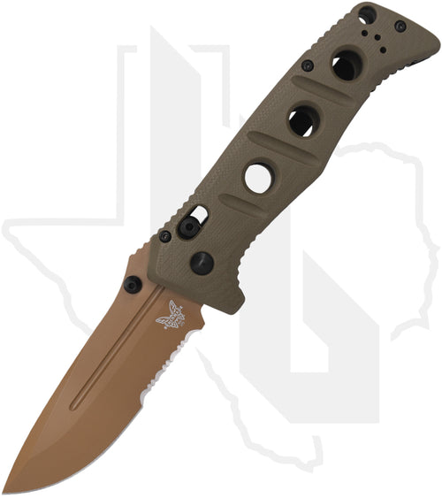 Benchmade Black Class Adamas 275SFE-2 - OD Green, Flat Earth, G-10