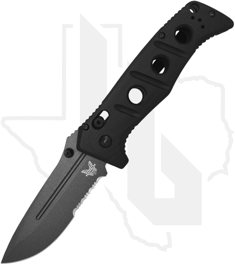 Benchmade Black Class Adamas 275SGY-1 - Black, G-10