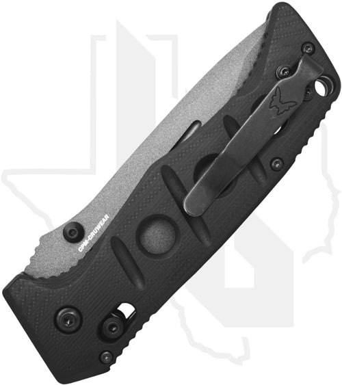 Benchmade Black Class Adamas 275SGY-1 - Black, G-10