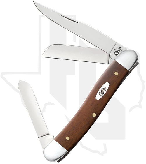W.R. Case  Medium Stockman 28701 - Chestnut Bone, Smooth (6318 SS)