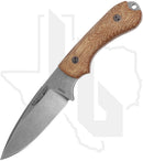 Bradford Knives Guardian 3.2 3.2FE-104-M390 - Natural Micarta, Stonewashed, False Edge Grind