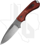 Bradford Knives Guardian 3.2 3.2FE-138-M390 - Rosewood Liberty Wood, Stonewashed, False Edge Grind