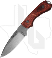 Bradford Knives Guardian 3.2 3.2FE-138-M390 - Rosewood Liberty Wood, Stonewashed, False Edge Grind
