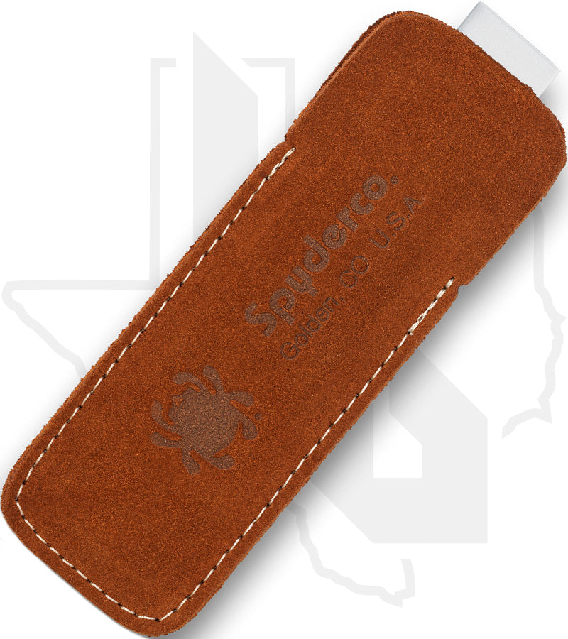 Spyderco Pocket Sharpening Stone Fine 303F - Leather Pouch