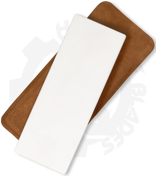 Spyderco Bench Stone Ultra Fine 306UF - Leather Pouch