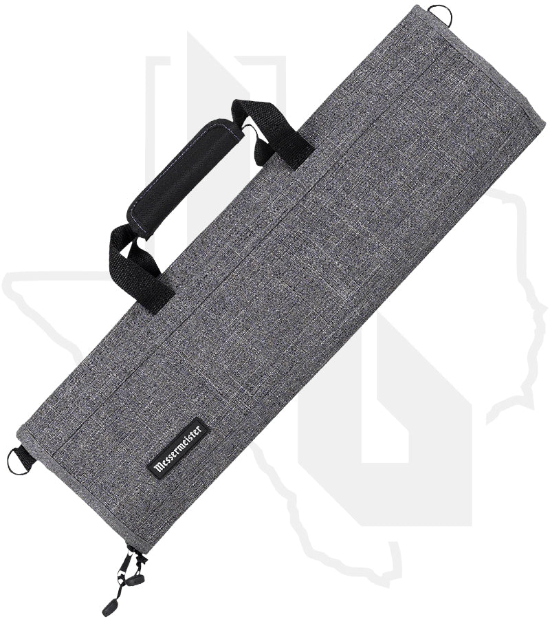 Messermeister 8 Pocket Preservation Knife Roll 3088-8/H - Heather Gray