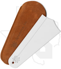 Spyderco Golden Stone Fine 308F - Leather Pouch