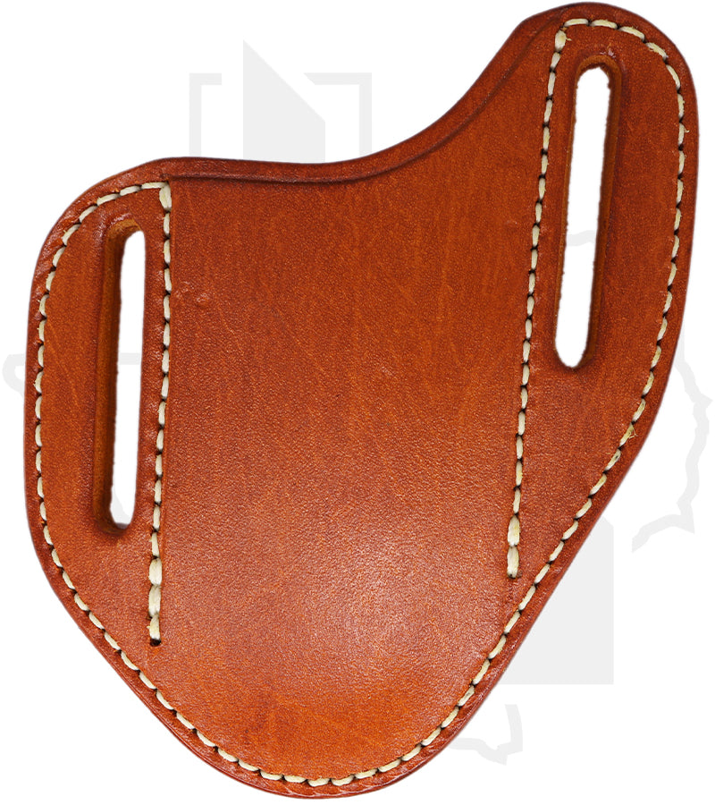 A & M Leather #31 Hunter Sheath 31-ST-PL - Saddle Tan, Vertical
