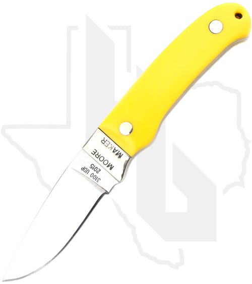 Moore Maker Drop Point Hunter 3100UDP - Yellow Delrin