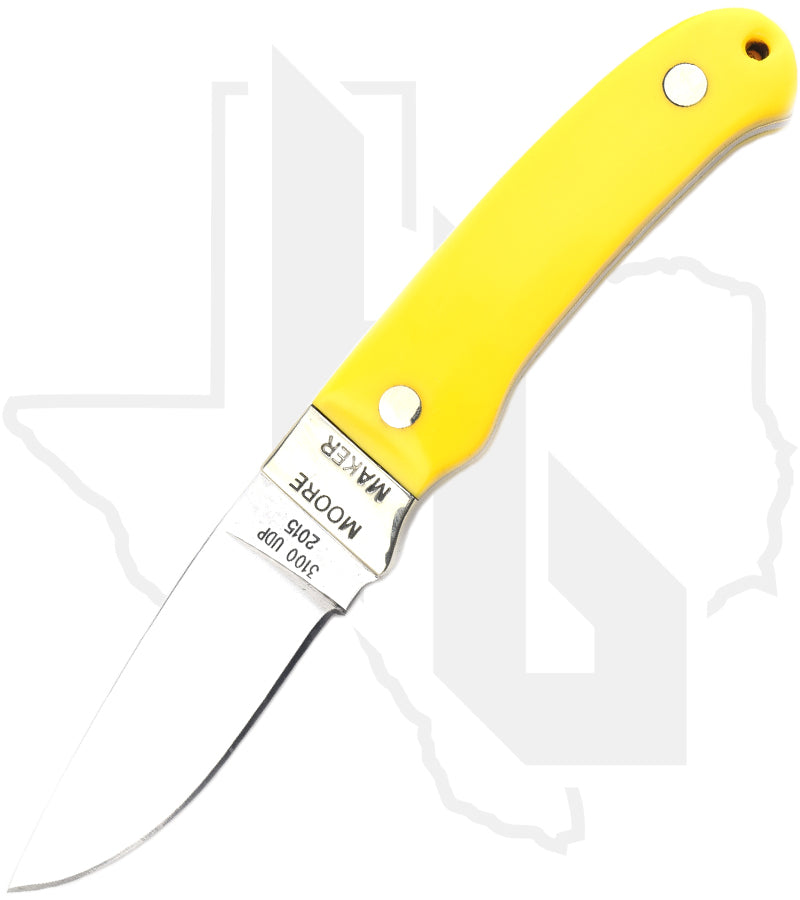 Moore Maker Drop Point Hunter 3100UDP - Yellow Delrin