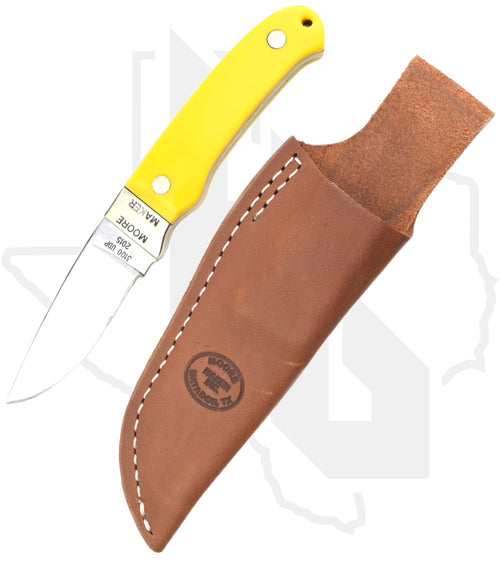 Moore Maker Drop Point Hunter 3100UDP - Yellow Delrin