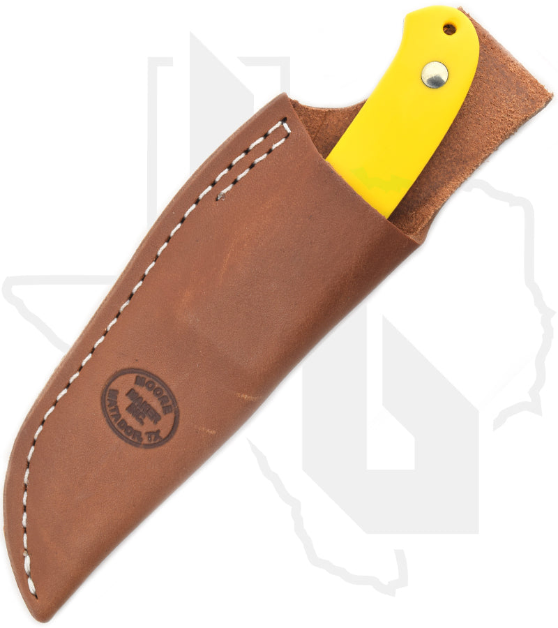 Moore Maker Drop Point Hunter 3100UDP - Yellow Delrin