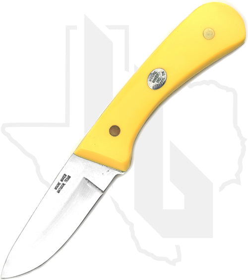 Moore Maker Drop Point Hunter 3101DP - Yellow Delrin
