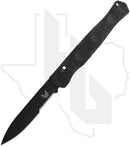 Benchmade Black Class SOCP Tactical Folder 391SBK - Serrated, Black