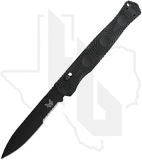 Benchmade Black Class SOCP Tactical Folder 391SBK - Serrated, Black